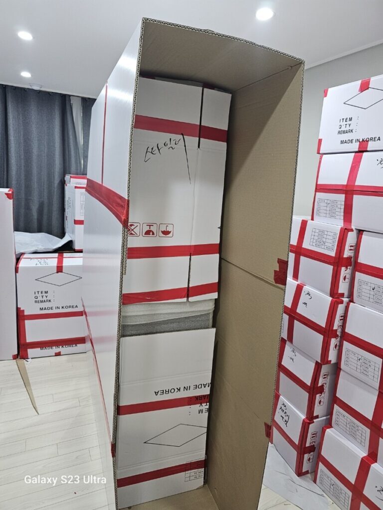 독일해외이사 파손 스타일러 포장과정